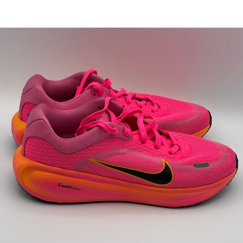 Nike Stellar Ride GS Shoes Kids Size 5Y Pink Orange Running HQ3266-603